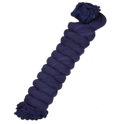 Women's Solid Cotton Dupatta (Navy Blue)
